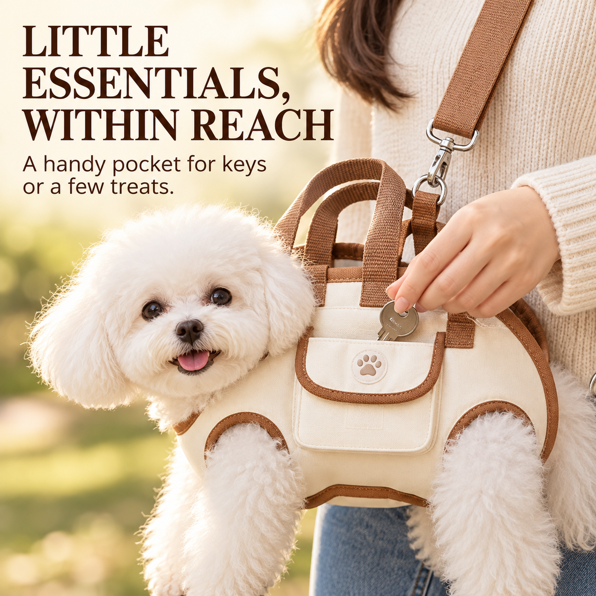 🐾 2-in-1 Pet Carrier – Shoulder & Handheld 🛒