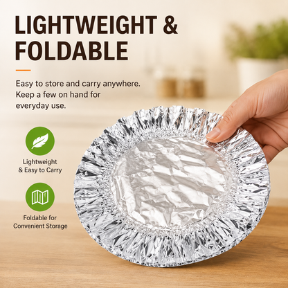 🧑‍🍳Day Sale 50% OFF✨Home dining table & food container aluminum foil heat-retaining cover