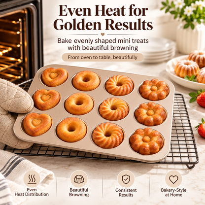 🔥 Hot Sale🍰 Bakery-Style Cakes at Home Bundt Cake Pan🍀