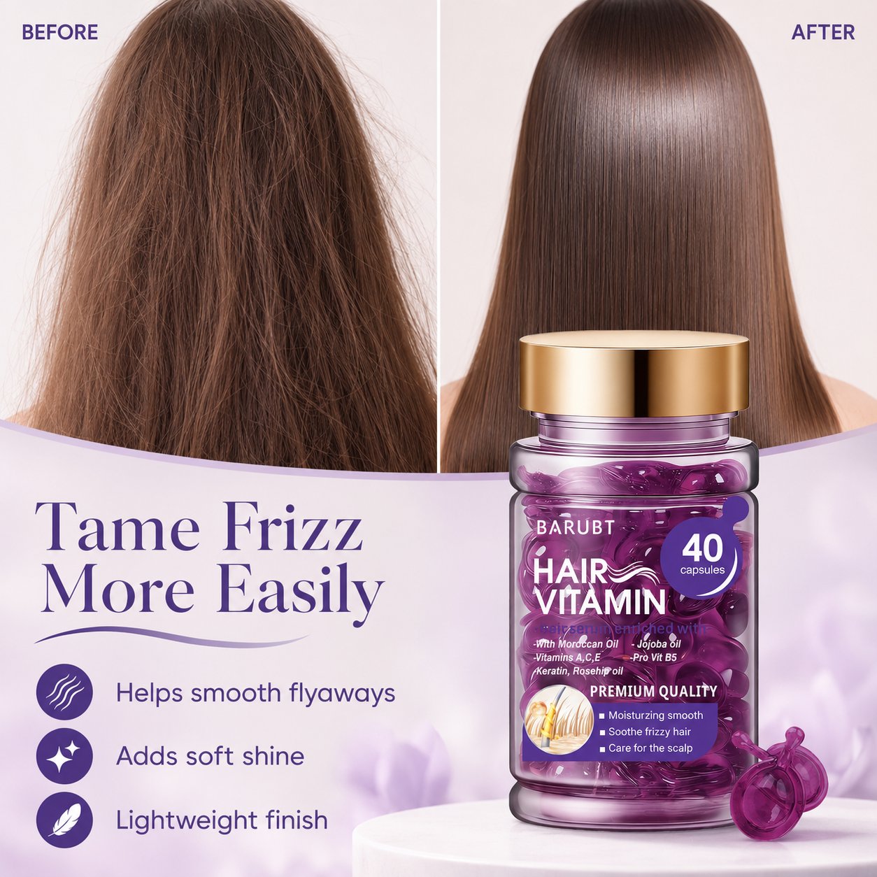 Hair Vitamin Nourishing Oil Capsules