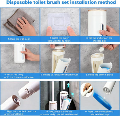 Day Sale 33% OFFNo-Mess Toilet Cleaning System