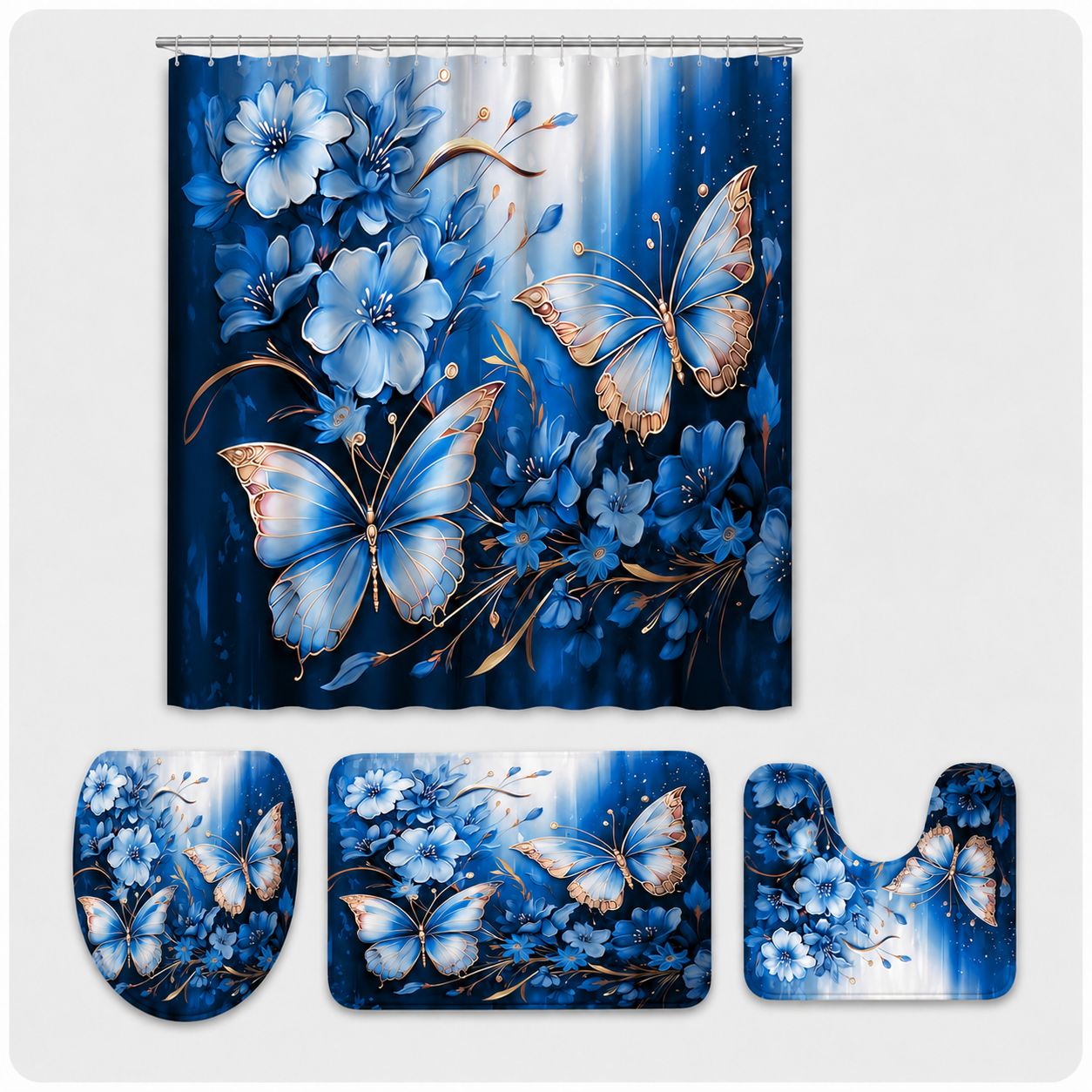 Butterfly Bloom Bathroom Set