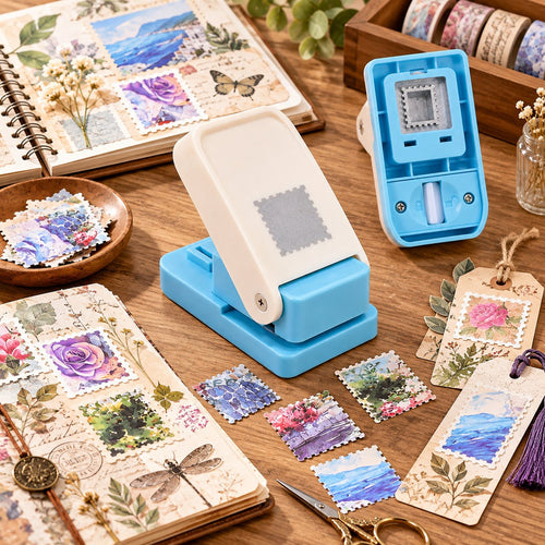✨Retro Seal Craft Puncher  Ideal for Junk Journal & Handmade Scrapbooking Projects