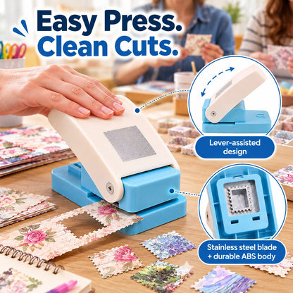 ✨Retro Seal Craft Puncher  Ideal for Junk Journal & Handmade Scrapbooking Projects