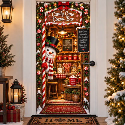 🎅Christmas Magic Door Portal™ – Life-Size Holiday Door Cover✈️