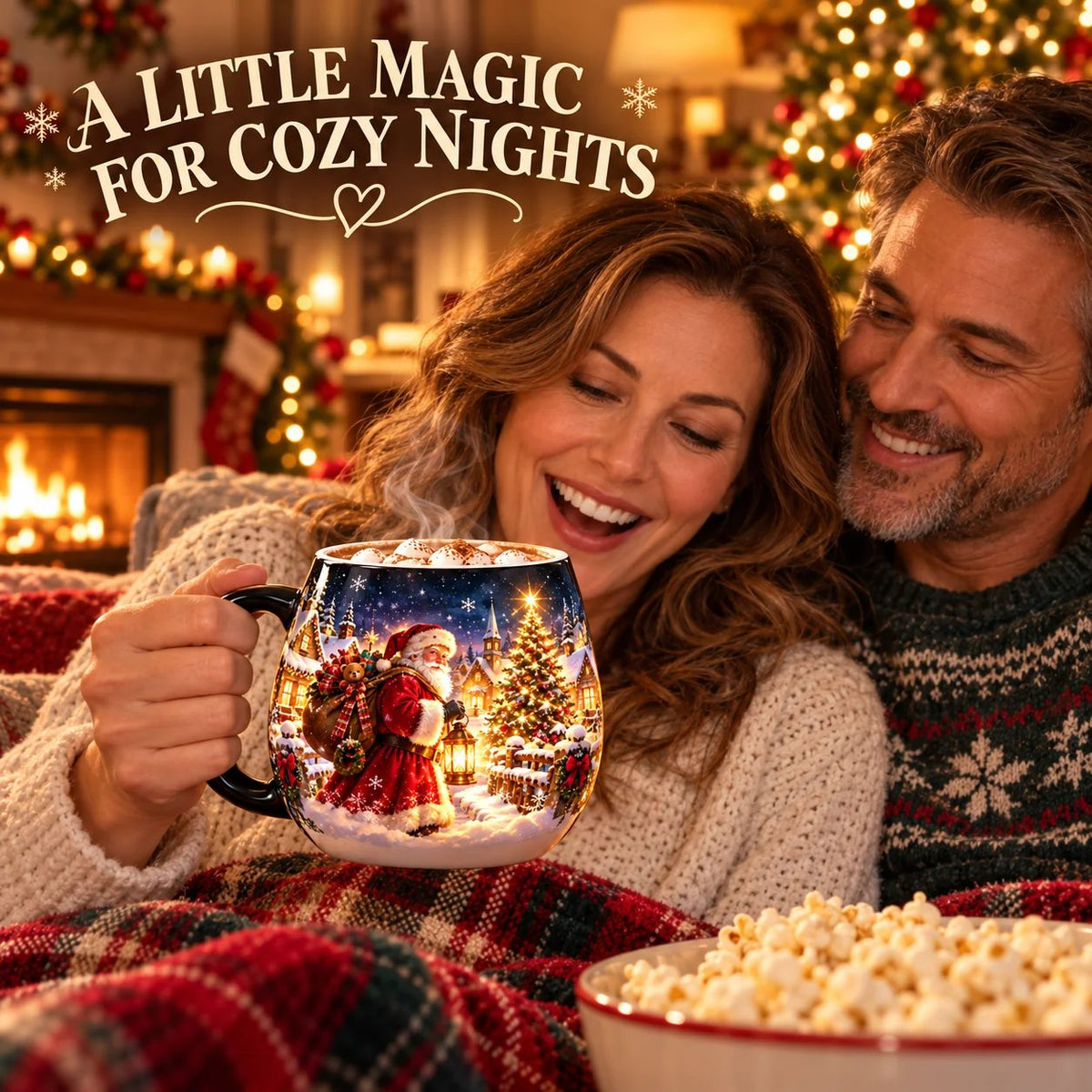 🔥Last Day 49% OFF-🎄Christmas Magic Color-Changing Mug – Heat Reveal Holiday Gift