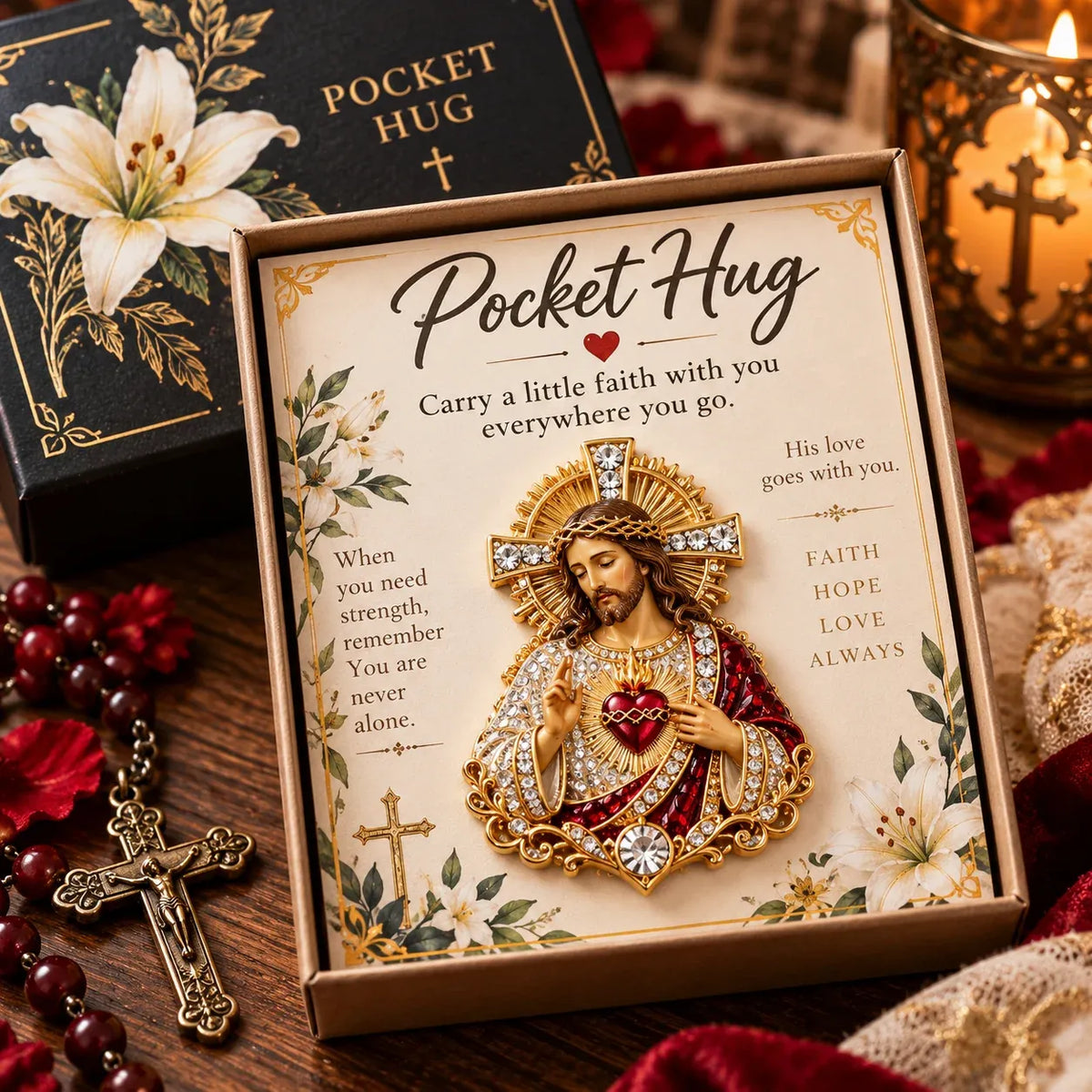 ✝️ Carry the Faith™ 3D Pocket Hug – A Little Reminder of Love (7 Designs)