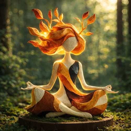 🌱🧘Serenity Growth | Inner Harmony Sculptural Figurine