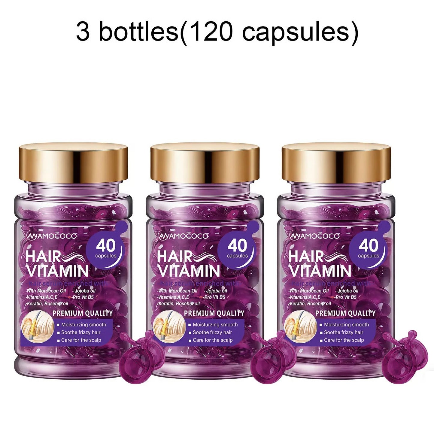 Hair Vitamin Nourishing Oil Capsules