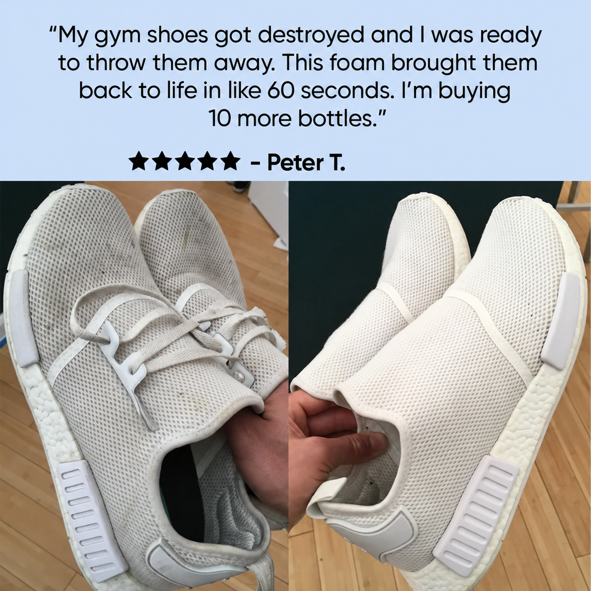 🫧uncloud - water-free foam shoe cleaner👟✨⏳