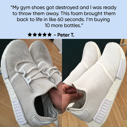 🫧uncloud - water-free foam shoe cleaner👟✨⏳