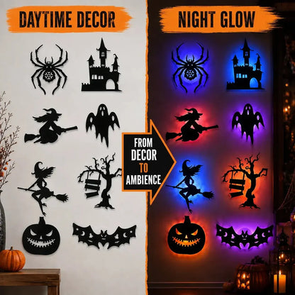 🎃 🥳💞50K+ SOLD! 👻 Halloween LED Silhouette Wall Light Stickers