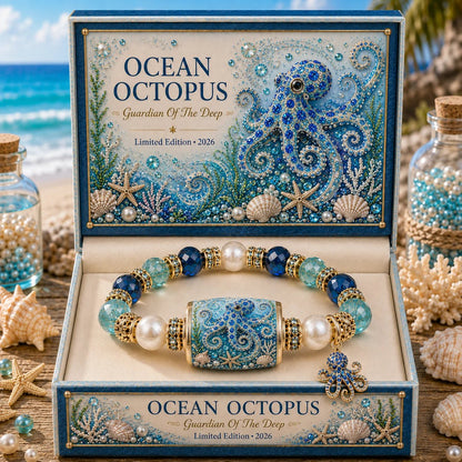 💥 Last Day 49% OFF – 🌊 Ocean Guardian Bracelet Collection | 7 Marine Creature Designs, Gemstone-Style Beads & Matching Sea Charms 🐚✨