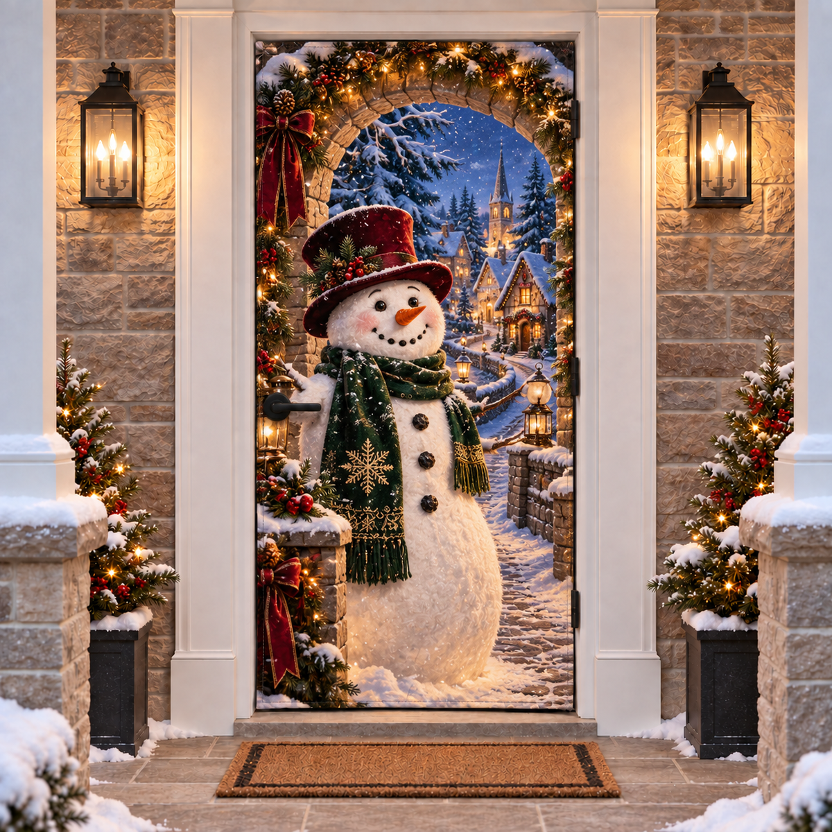 🎅Christmas Magic Door Portal™ – Life-Size Holiday Door Cover-Shop now!⏳