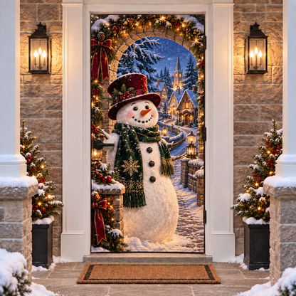 🎅Christmas Magic Door Portal™ – Life-Size Holiday Door Cover-Shop now!⏳
