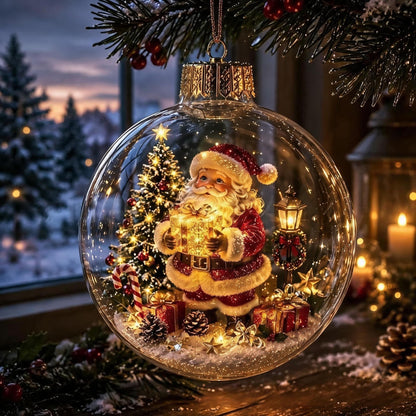 🔥 LAST DAY 49% OFF – 🎄Glowing Christmas Diorama Ornament | Mini Light-Up Holiday Scenes with Cozy Warm Glow & Ready-to-Hang Design ✨