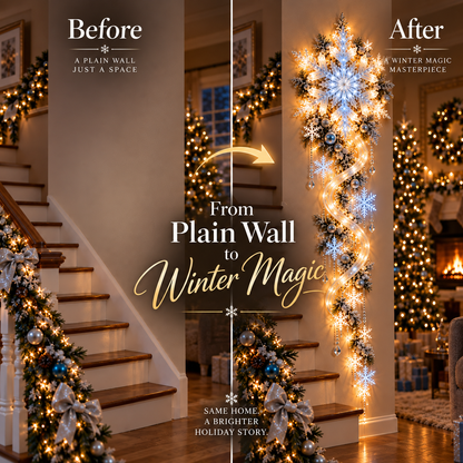 ❄️ 49% OFF | Giant Snowflake Blizzard Trail™ – Turn Your Home Into a Winter Wonderland