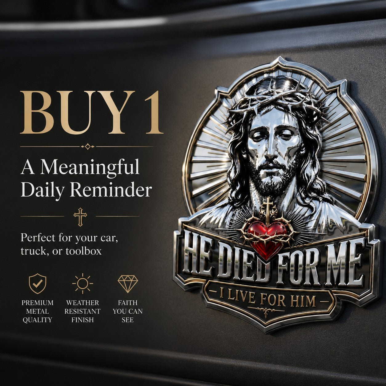 Limited time 49% OFF - ❤️He Died For Me Emblem