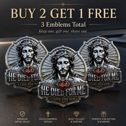 Limited time 49% OFF - ❤️He Died For Me Emblem