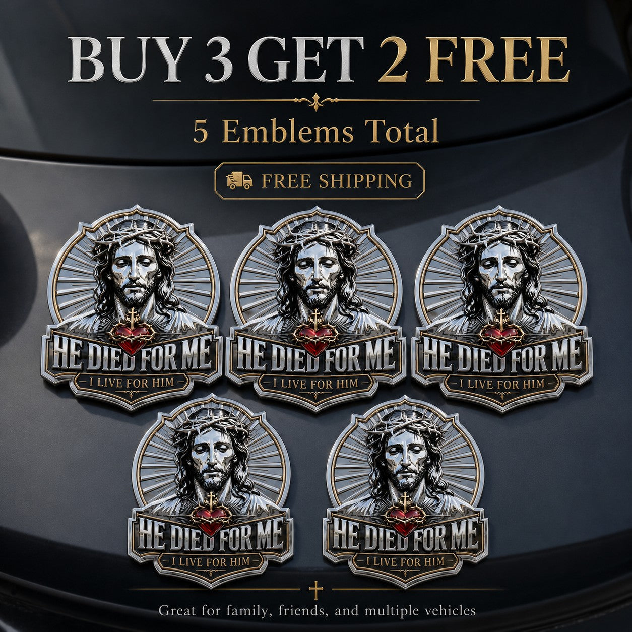 Limited time 49% OFF - ❤️He Died For Me Emblem