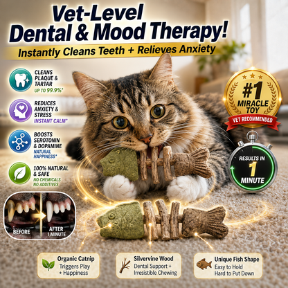 Catnip & Silvervine Chew