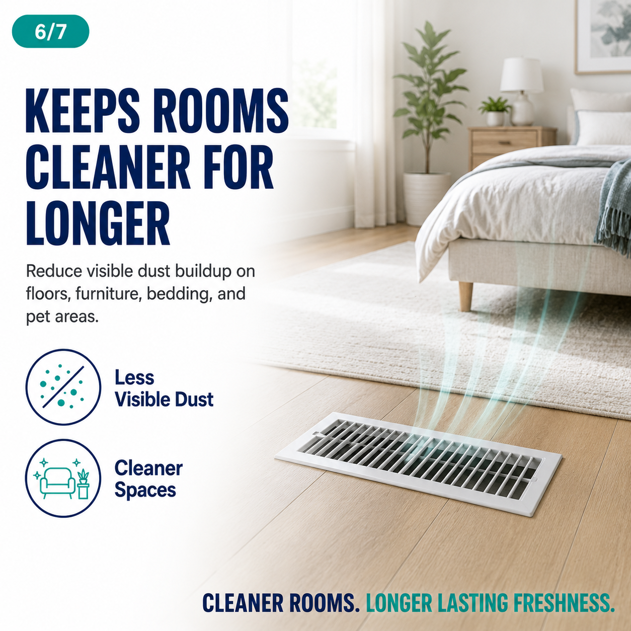 AC & Vent Dust Filter Sheet — 39.4" × 39.4inch, Cut to Fit