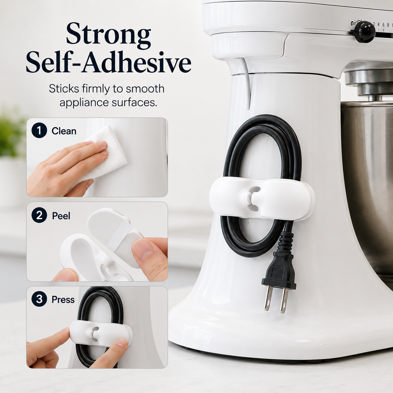 Cord Organizer for Kitchen Appliances,5PCS