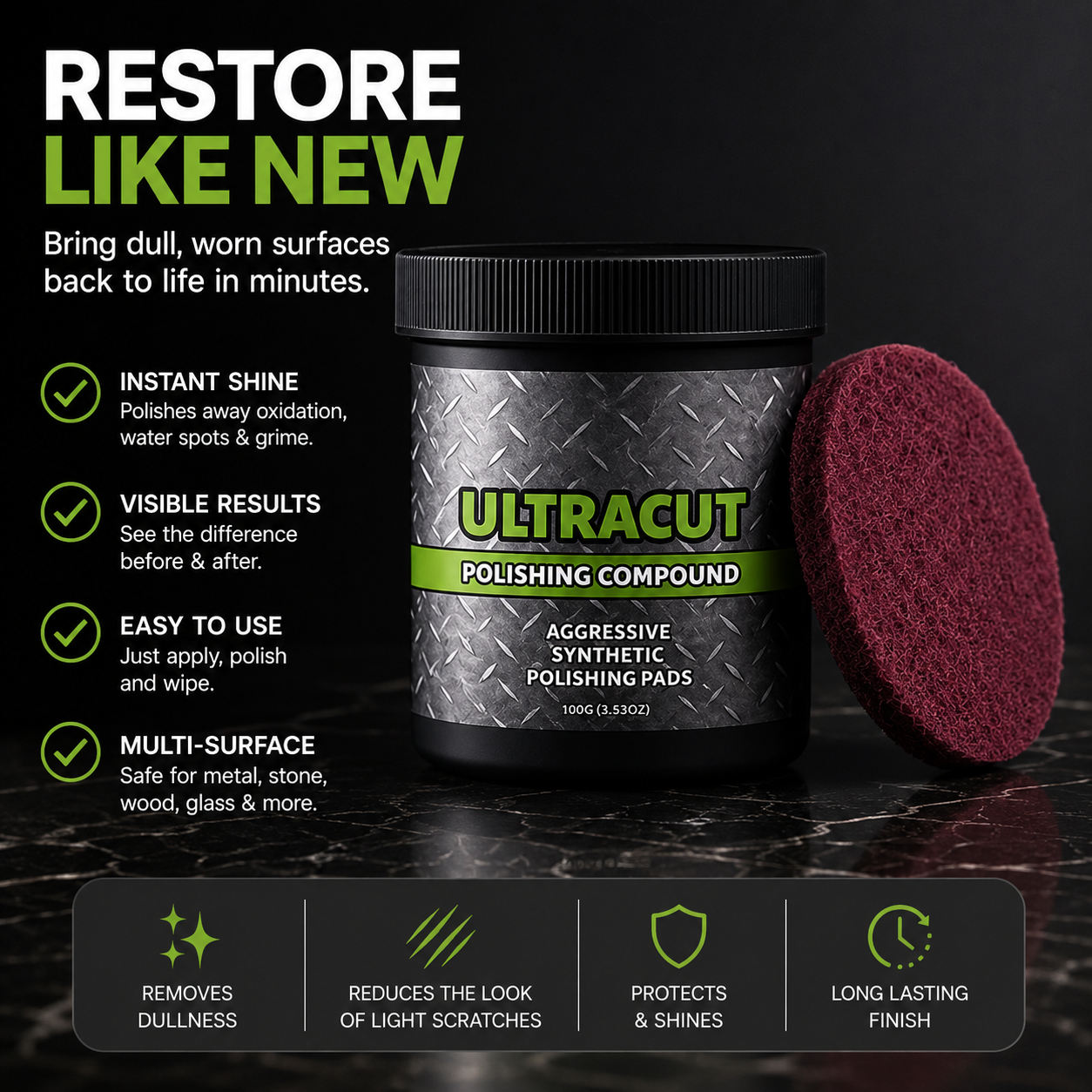 All-in-One Surface Restoration Polish with Pad
