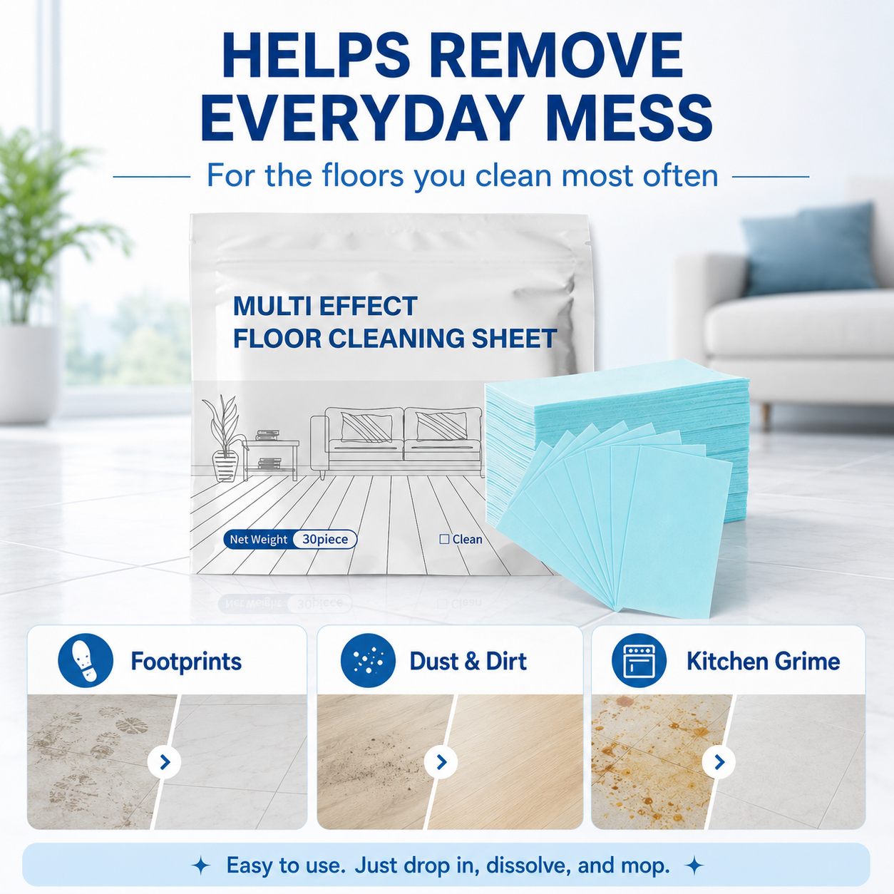 🫧Multi-Surface Antibacterial Cleaner for Hardwood, Tile & Laminate🛒