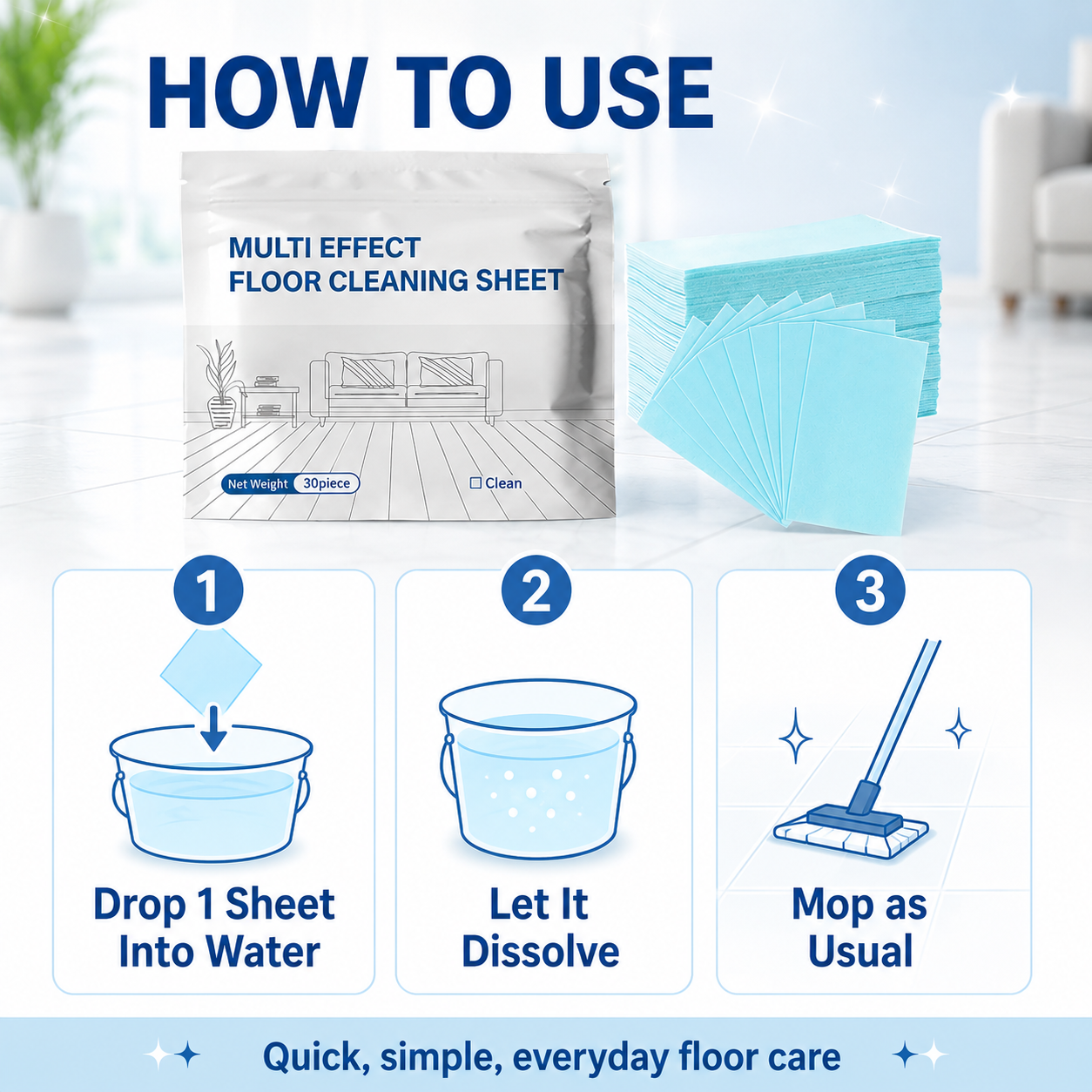 🫧Multi-Surface Antibacterial Cleaner for Hardwood, Tile & Laminate🛒