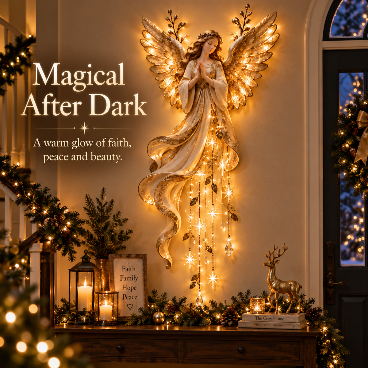 🎁 49% OFF Guardian Angel Christmas Decor – Faith, Love & Blessings in One 👼