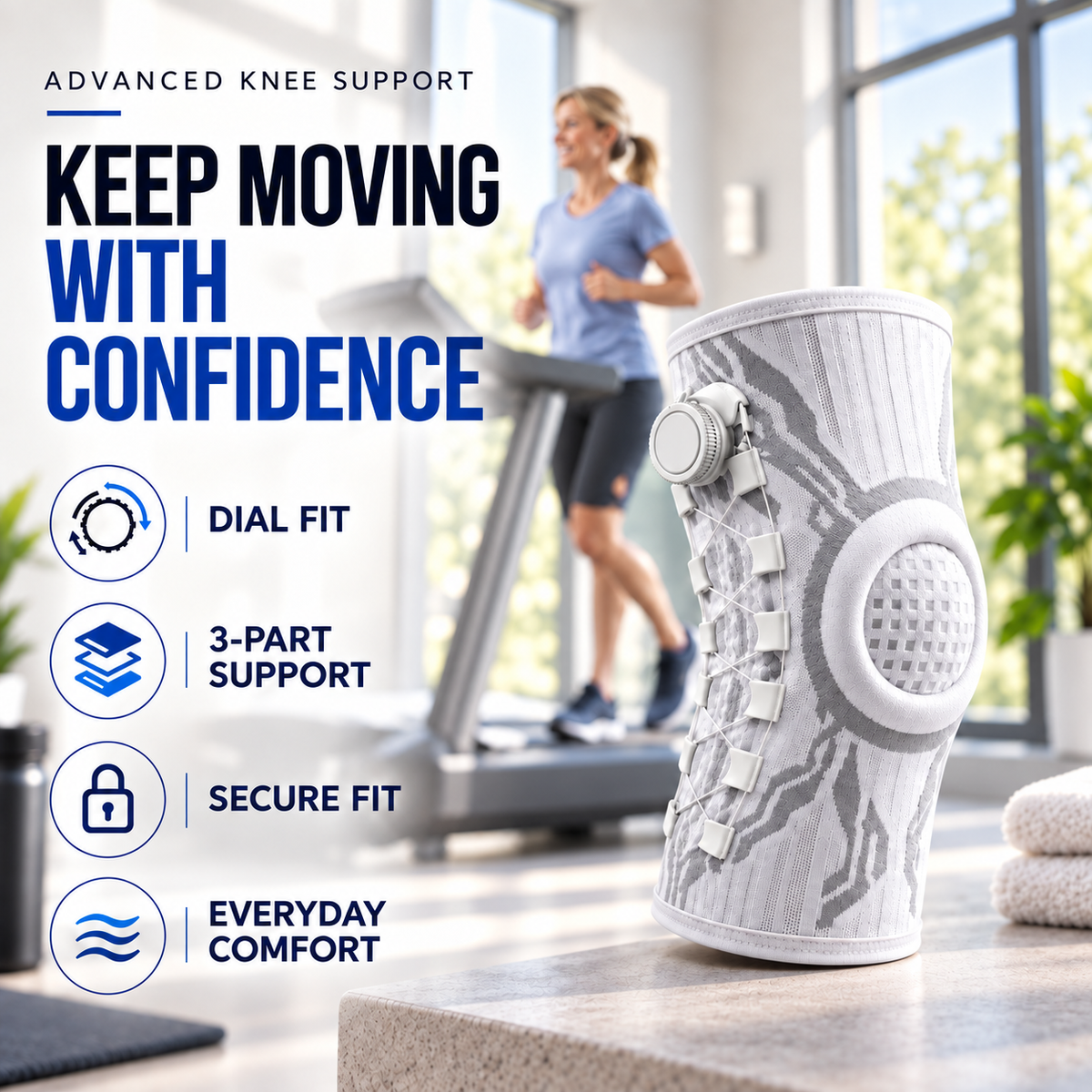 💥 60% OFF🦵 Knee Sleeve✨ Compression Support & All-Day Comfort❄️