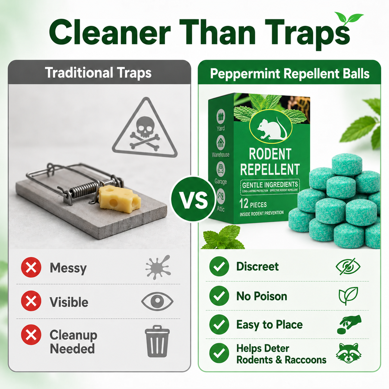 🔥50% OFF Today!🔥Popular & Trusted Peppermint Oil Repellent!Fast-acting🛒