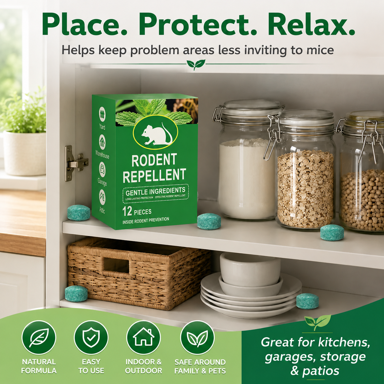 🔥50% OFF Today!🔥Popular & Trusted Peppermint Oil Repellent!Fast-acting🛒