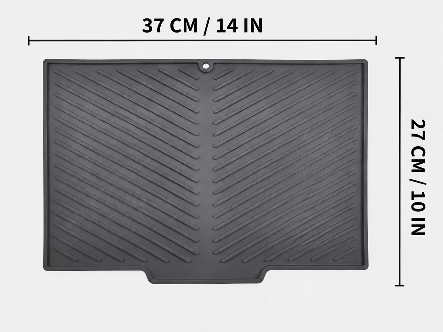 Self-Draining Silicone Dish Drying Mat