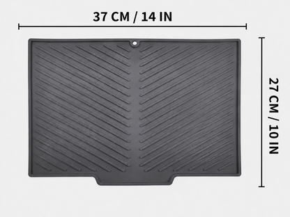 Self-Draining Silicone Dish Drying Mat