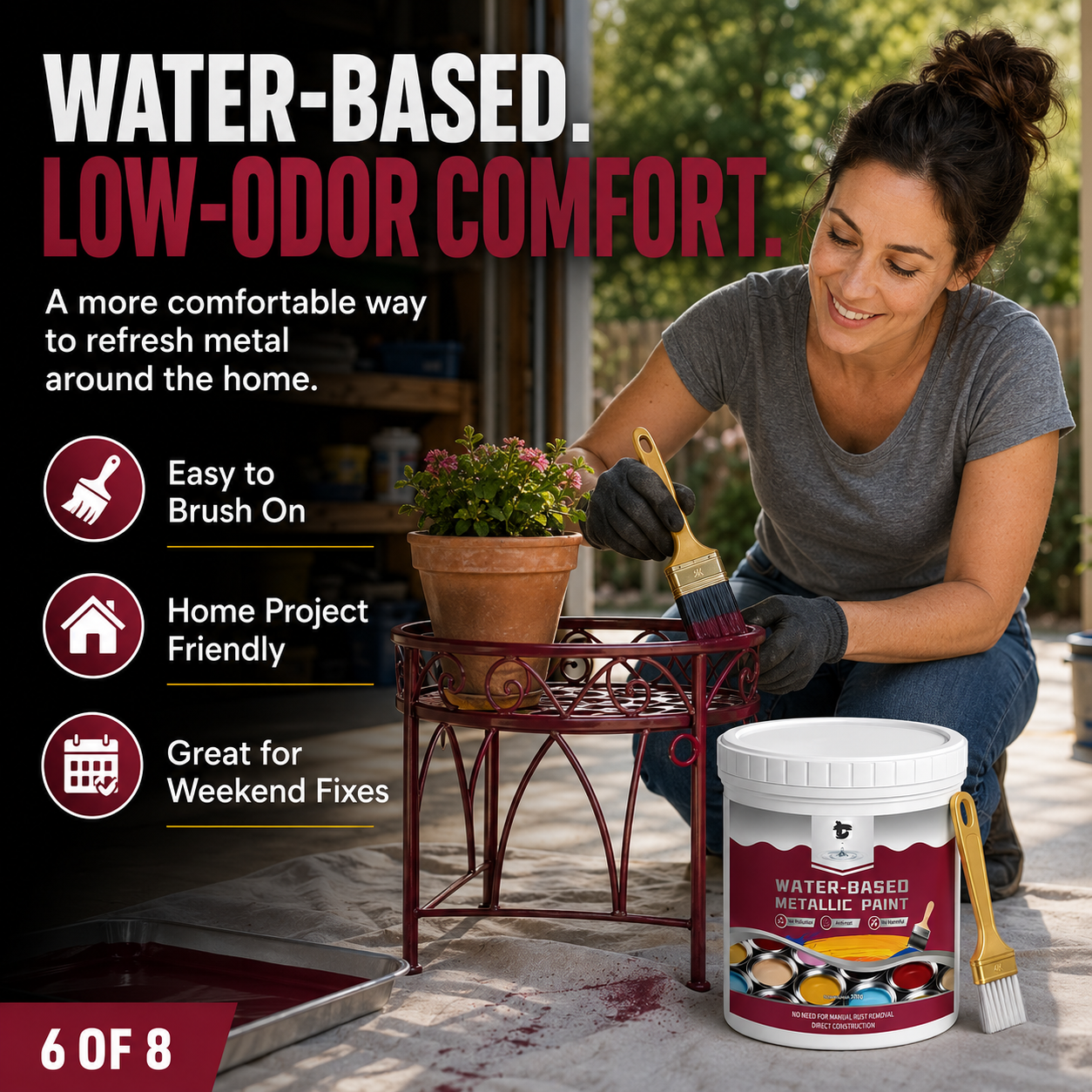 Rust Converter Metallic Paint