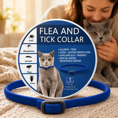 Natural Essential Oil Pet Pest Repellent Collar