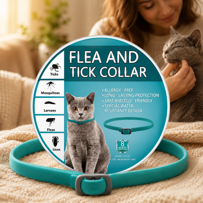 Natural Essential Oil Pet Pest Repellent Collar