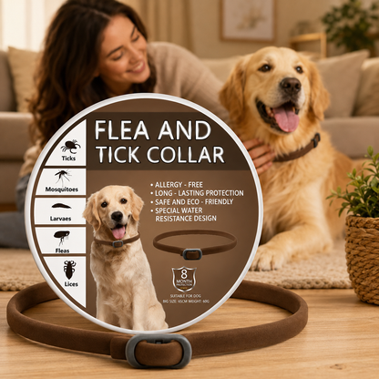 Natural Essential Oil Pet Pest Repellent Collar