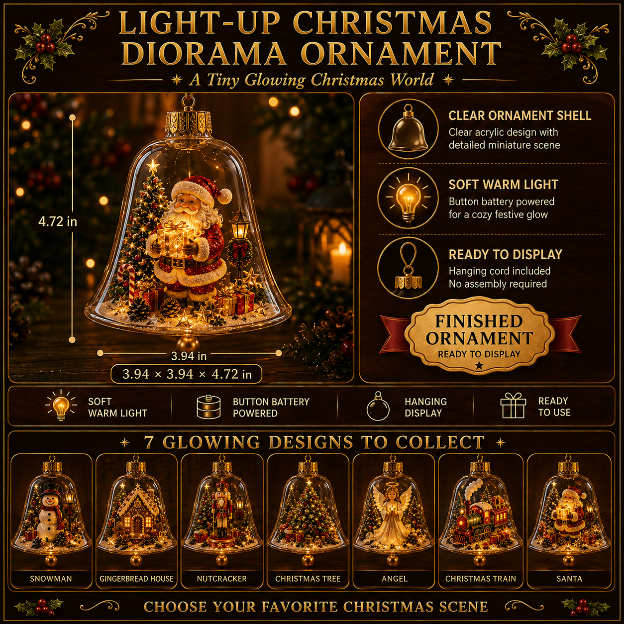 🔥Limited time 69% OFF -✨🎄 Glowing Christmas Story Ornament