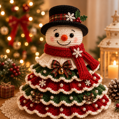 🔥LAST DAY 49% OFF - 🎄Crochet Animal Christmas Tree DIY Kit