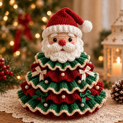 🔥LAST DAY 49% OFF - 🎄Crochet Animal Christmas Tree DIY Kit