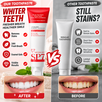 Advanced Probiotic Teeth Whitening & Fresh Breath Formula 😁