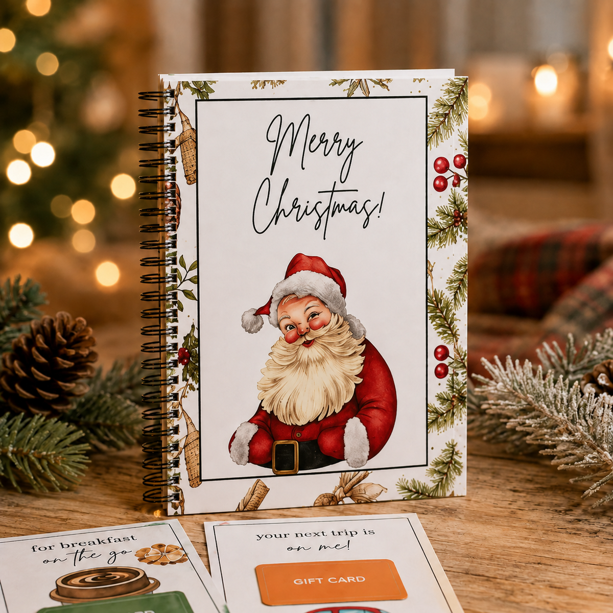 MerryWish Santa Gift Card Book