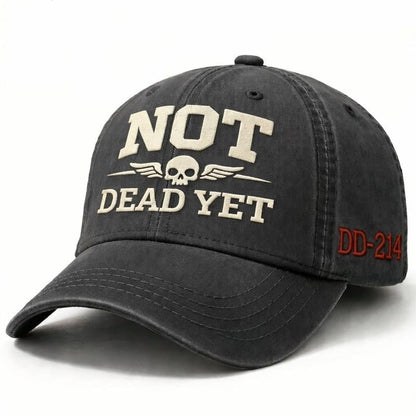 🔥50% OFF Today!🔥DD-214 Veteran Cap – NOT DEAD YET Embroidered Edition