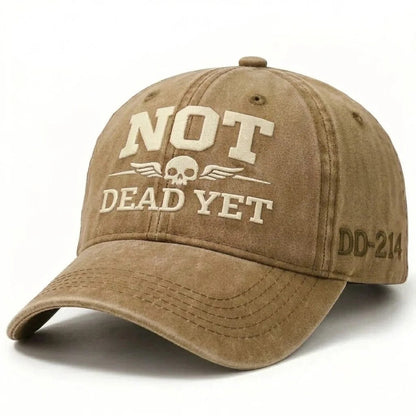 🔥50% OFF Today!🔥DD-214 Veteran Cap – NOT DEAD YET Embroidered Edition