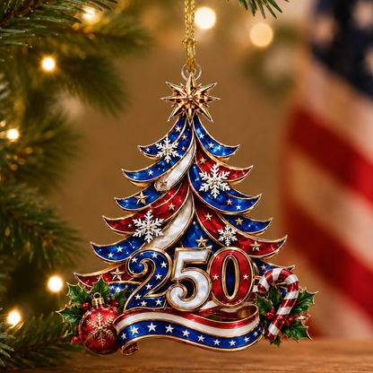 🎉Last Day 50% OFF🌲USA 250th Anniversary Christmas Ornament