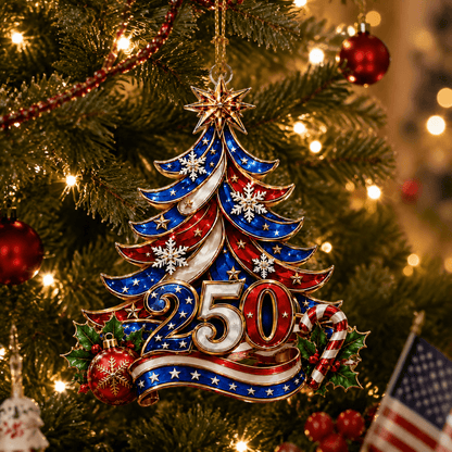 🎉Last Day 50% OFF🌲USA 250th Anniversary Christmas Ornament