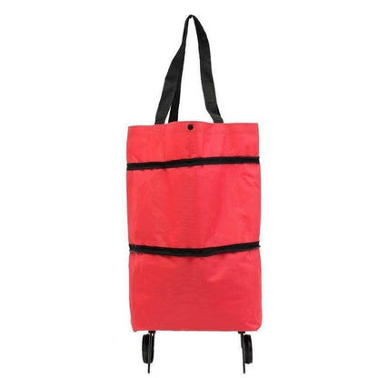 🛢️ 2-in-1 Foldable Shopping Cart